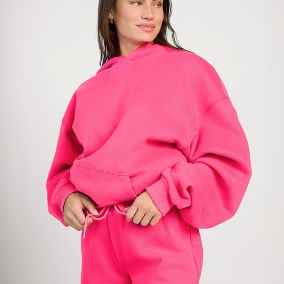 Comfrt Minimalist Shorts Hot Pink NWT Lounge Shorts Brand New Size Medium - Picture 4 of 5